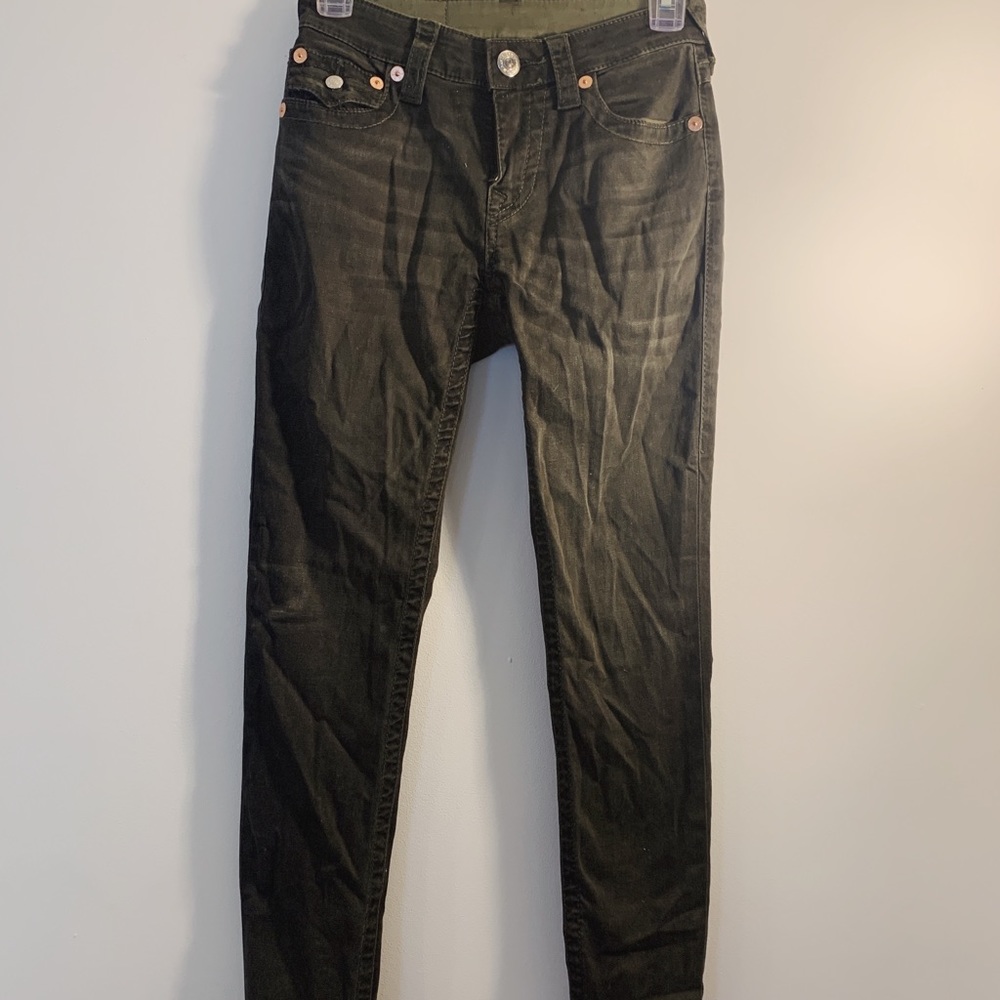True Religion Green Jeans